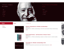 Tablet Screenshot of lutoslawski.org.pl